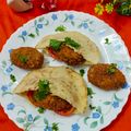 Kavita Goel का कुकस्नैप जब उन्होंने फलाफल पिटा (Falafel Pita ki recipe in hindi) बनाया था।