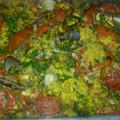 El cooksnap de doralys cuando hizo Paella de marisco.