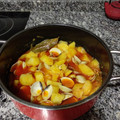 El cooksnap de carmen cuando hizo Patatas con almejas.