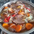 El cooksnap de Rosana Sar cuando hizo Lengua en escabeche sencillo.