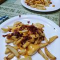 El cooksnap de Silvi cuando hizo Papas con cheddar y panceta.