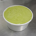 El cooksnap de Fernando Rivas cuando hizo Salmorejo verde light de aguacate en Thermomix.