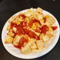 慈 的 乾炒蕃茄蛋豆腐 cooksnap