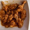 El cooksnap de Manuel Trejo cuando hizo Alitas con cerveza y miel.