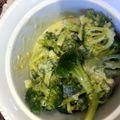 Lindsey's cooksnap of when they made Broccoli with Cheese Sauce (3 points).