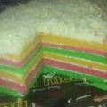 Cooksnap dari naycilla untuk resep Rainbow cake kukus ny.liem empuk enak wangi
