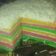 Cooksnap dari naycilla untuk resep Rainbow cake kukus ny.liem empuk enak wangi