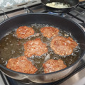 El cooksnap de Dimi Coca Torres cuando hizo Filetes rusos con o sin salsa de tomate 2x1.