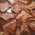 El cooksnap de agels cuando hizo Secreto de cerdo a la cerveza negra con frutos rojos.