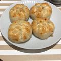 El cooksnap de Mariana Canalicchio cuando hizo Knishes papa y cebolla.
