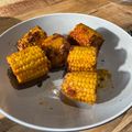 Kanaaneko 's cooksnap of when they made Air fryer corn ribs 🌽.