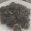 El cooksnap de José Antonio López cuando hizo Arroz negro con tiras de sepia.