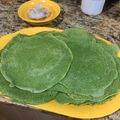El cooksnap de Lorena Losardo cuando hizo Frilloas de acelga.