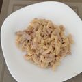 El cooksnap de AnaLi cuando hizo Pasta con carne molida de pavo y queso americano.