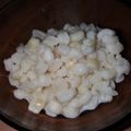 El cooksnap de Laura Natalia cuando hizo Mazamorra.
