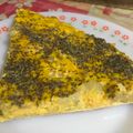 El cooksnap de Bian cuando hizo Tarta de Calabaza y Cebollas caramelizadas.