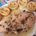 El cooksnap de Fernando Possetti cuando hizo Pollo con crema muy fácil.
