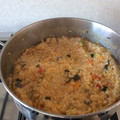 El cooksnap de CBCanal cuando hizo Arroz meloso con verduras.