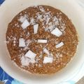 Shagufta Sheikh's cooksnap of when they made Besan aur sooji ka halwa #Foodies&Friends.
