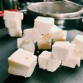 Pinky Jain's cooksnap of when they made Homemade paneer.
