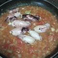 El cooksnap de Laura Salom cuando hizo Calamares rellenos en salsa.