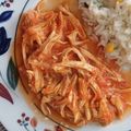 El cooksnap de Regina Hernandez cuando hizo Tinga de pollo.