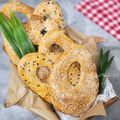 Cooksnap dari Dapur Olive untuk resep Ka'ak Al-Quds (Roti Sesame Palestina)