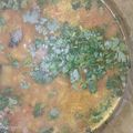 Dhriti's cooksnap of when they made Ghiya chane ki dal ki sabzi without garlic onion.