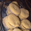 El cooksnap de Barbie Ferreyra cuando hizo Alfajores de maicena sin manteca.