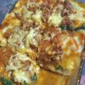 El cooksnap de Cin Albornos cuando hizo Lasagna de carne con Bechamel gratinada.