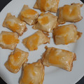 El cooksnap de Africas Menú cuando hizo Sobres de queso de cabra con mermelada de tomate.