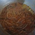 El cooksnap de jacquelin avila cuando hizo Carne Mechada de Concha de Plátano.
