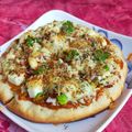 Ankita shrivastav का कुकस्नैप जब उन्होंने कैप्सिकम चीज़ मिनि पैन पिज़्जा (Capsicum cheese mini pan pizza recipe in Hindi) बनाया था।