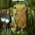Cooksnap dari Lestari Sigit untuk resep Nasi Bakar Isi Ayam Daun Singkong~