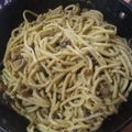 Beáta Szűts Cooksnap-ja, amikor elkészítette a(z) Szalonnás, gombás makaróni receptet.