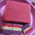 Cooksnap dari Susi Susila untuk resep Bolu Santan Kukus Lapis Trio / Pelangi Tanpa Pengembang