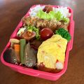 momナナ's cooksnap of when they made お弁当に☆めんつゆマヨ☆かにかまの卵焼き.