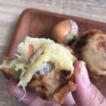 Cooksnap @kamekmizah semasa beliau membuat Cekodok Durian.