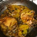 El cooksnap de Estefi Cuicci cuando hizo Costillitas de cerdo con cebollas caramelizadas.