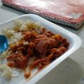 El cooksnap de Rodrigo Rojas cuando hizo Frijoles puercos mexicanos.
