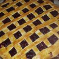 Makán Évi Cooksnap-ja, amikor elkészítette a(z) Meggyes pudingos rácsos pite receptet.
