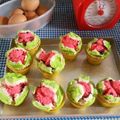 Cooksnap dari aning alya untuk resep Bolu Kukus Semangka Mudah & Murah