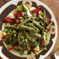 El cooksnap de Raquel Portales Amo cuando hizo Espárragos verdes con aguacate aliñado con menta fresca.