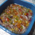 El cooksnap de Graciela Luna cuando hizo Salsa criolla.