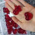 El cooksnap de Lou cuando hizo Gomitas de gelatina sin agregado de azúcar 🍭🍡.