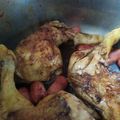 Cooksnap από Saucypan στη συνταγή Κοτόπουλο με πατάτες, γλυκοπατάτες, λουκάνικο και πετιμέζι