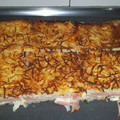 El cooksnap de Inés Arcones cuando hizo Pastel pan de molde queso y bacon.