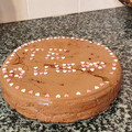 El cooksnap de Eli Izquierdo cuando hizo Tarta de galletas, chocolate y natillas/sin horno.
