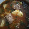 Huriya Alam's cooksnap of when they made Aloo Gosht.