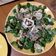 El cooksnap de Quico cuando hizo Ensalada Canónigos con queso rulo de cabra y miel.